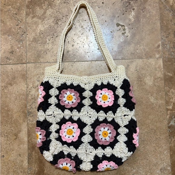 Handbags - DAISY CROCHETED PURSE